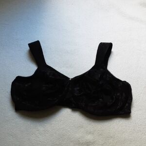 Wacoal Black Floral Lace Bra Size 42DD